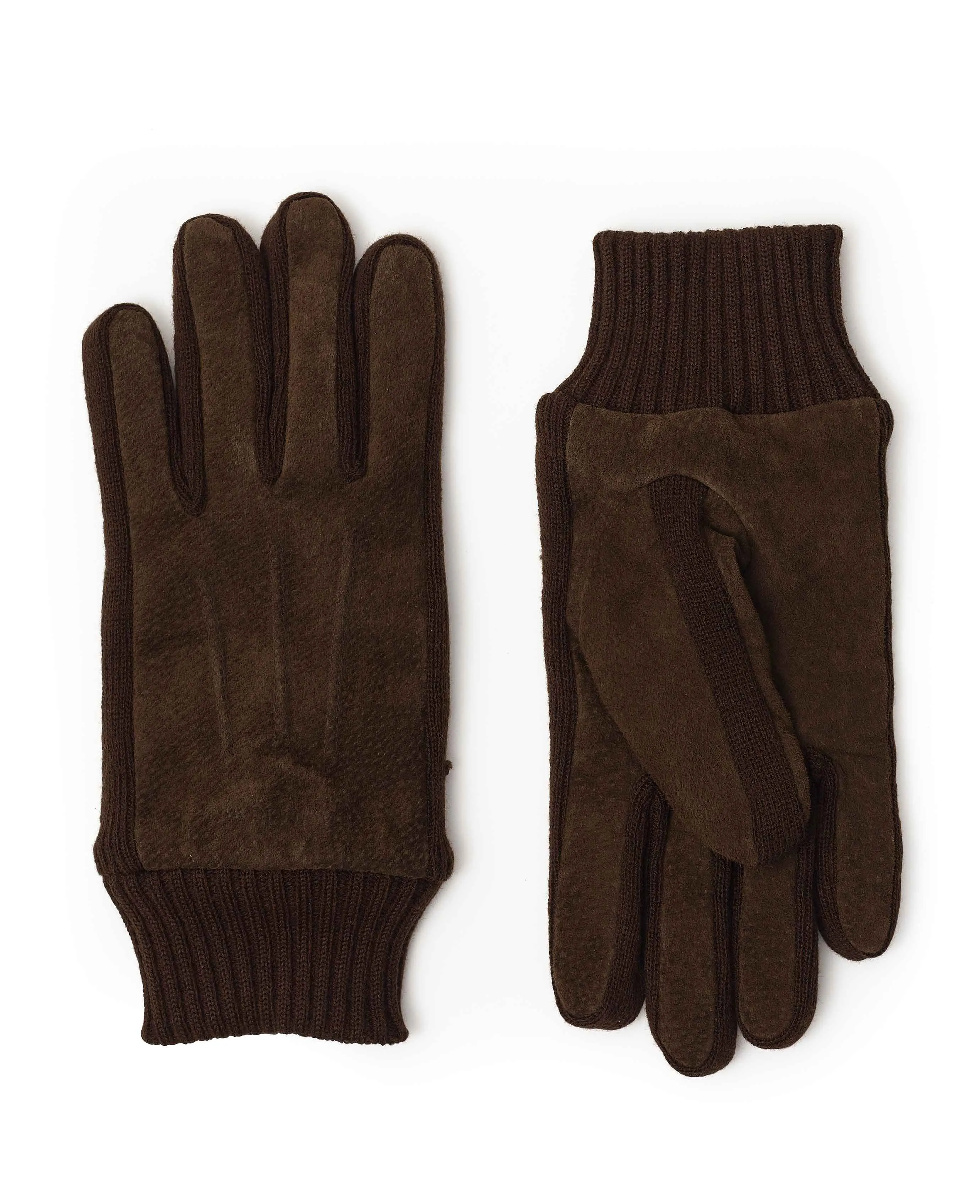 Brown Suede Gloves