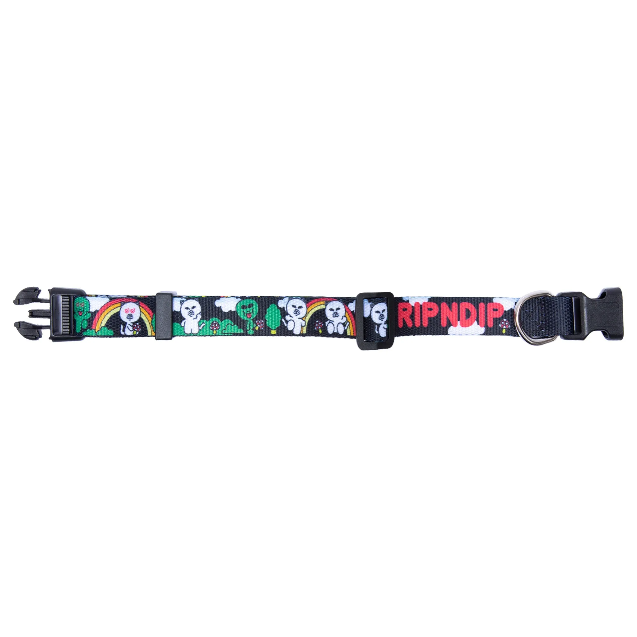 Buddy System Web Belt Pet Collar (Black)