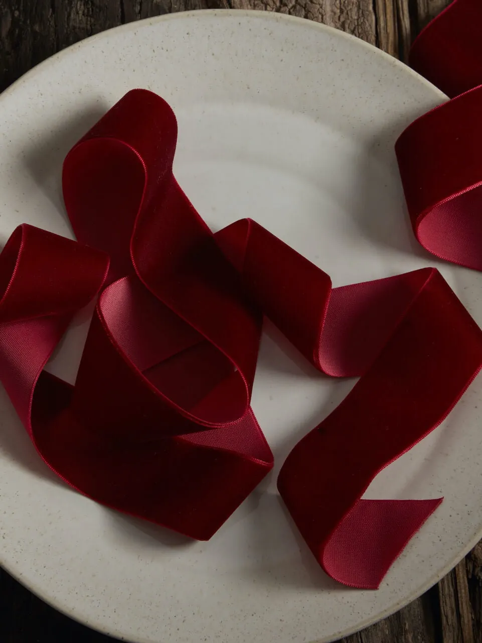 Burgundy Velvet Ribbon 5m