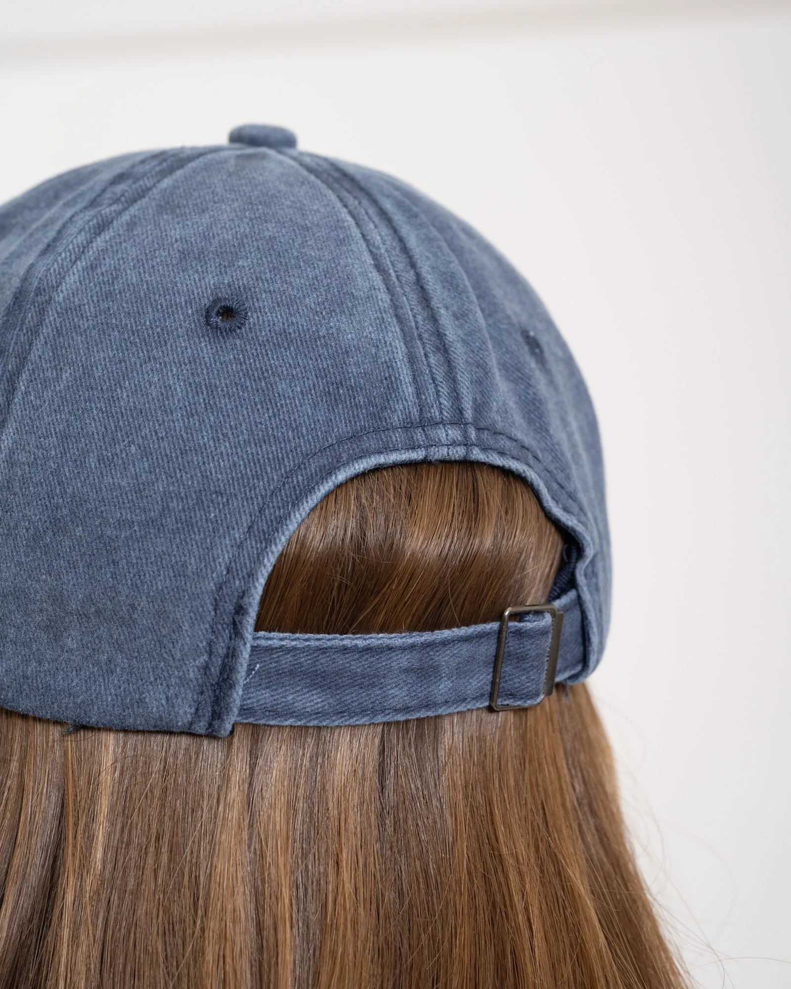 Cap Washed Denim Navy