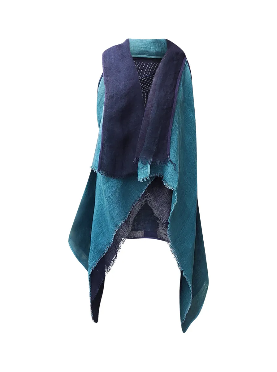 cape infinity duo linen teal navy