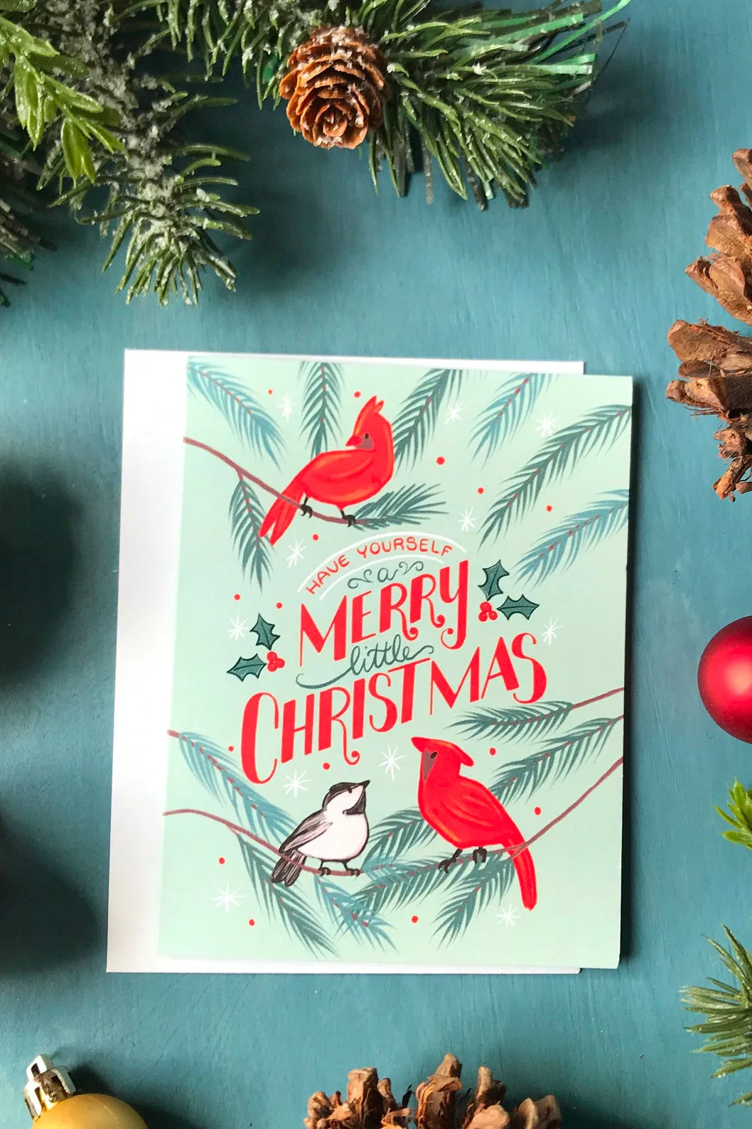 Cardinal Christmas Card