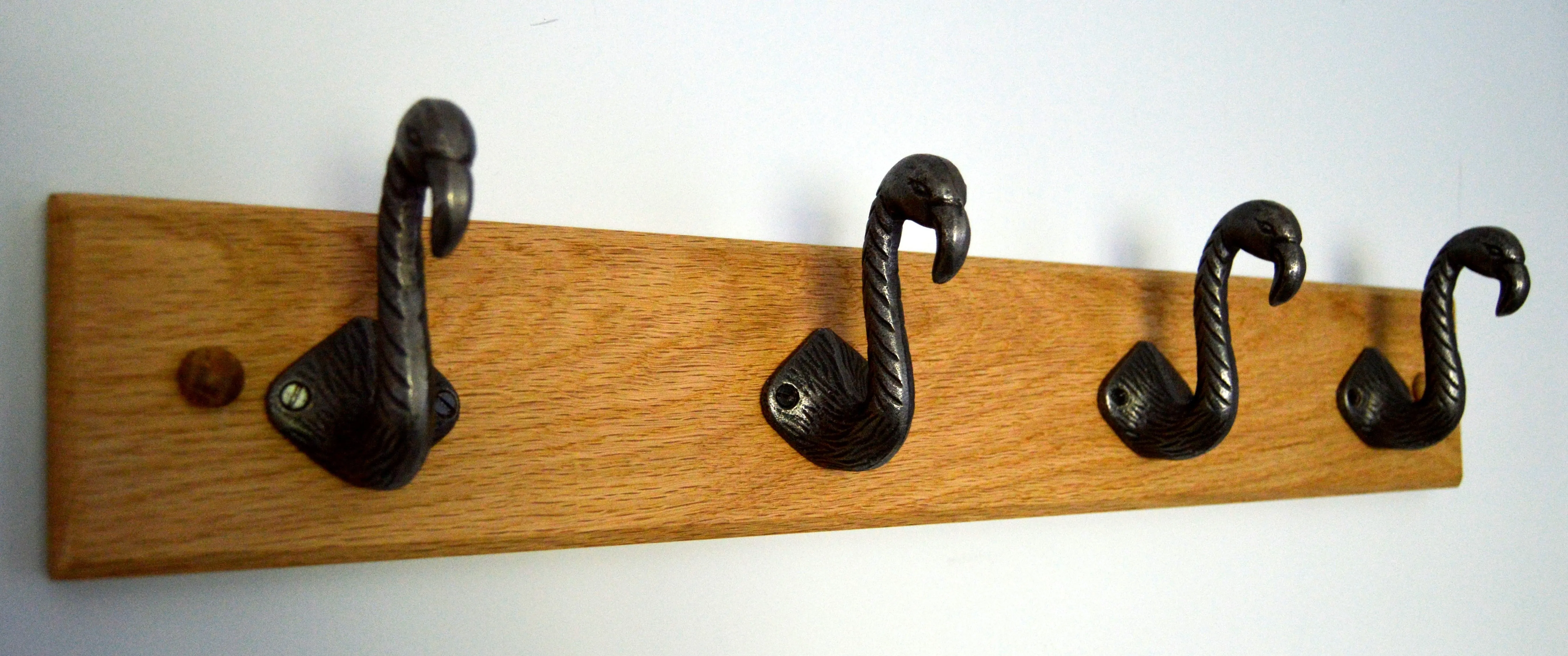 Cast Iron Flamingo Coat Hooks