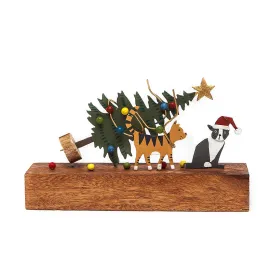 Cat Christmas Chaos Christmas Decoration from Shoeless Joe