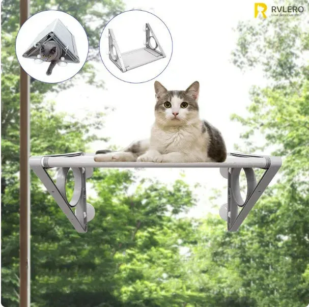 Cat Hammock Hanging Mount double-decker Pet Beds