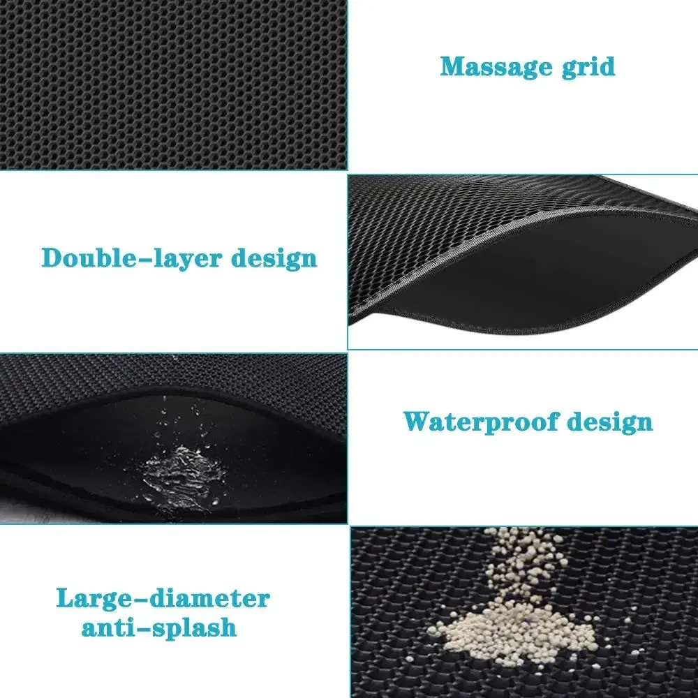 Cat Litter Mat Waterproof Scratch Pad