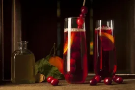 Chai Cranberry Fizz