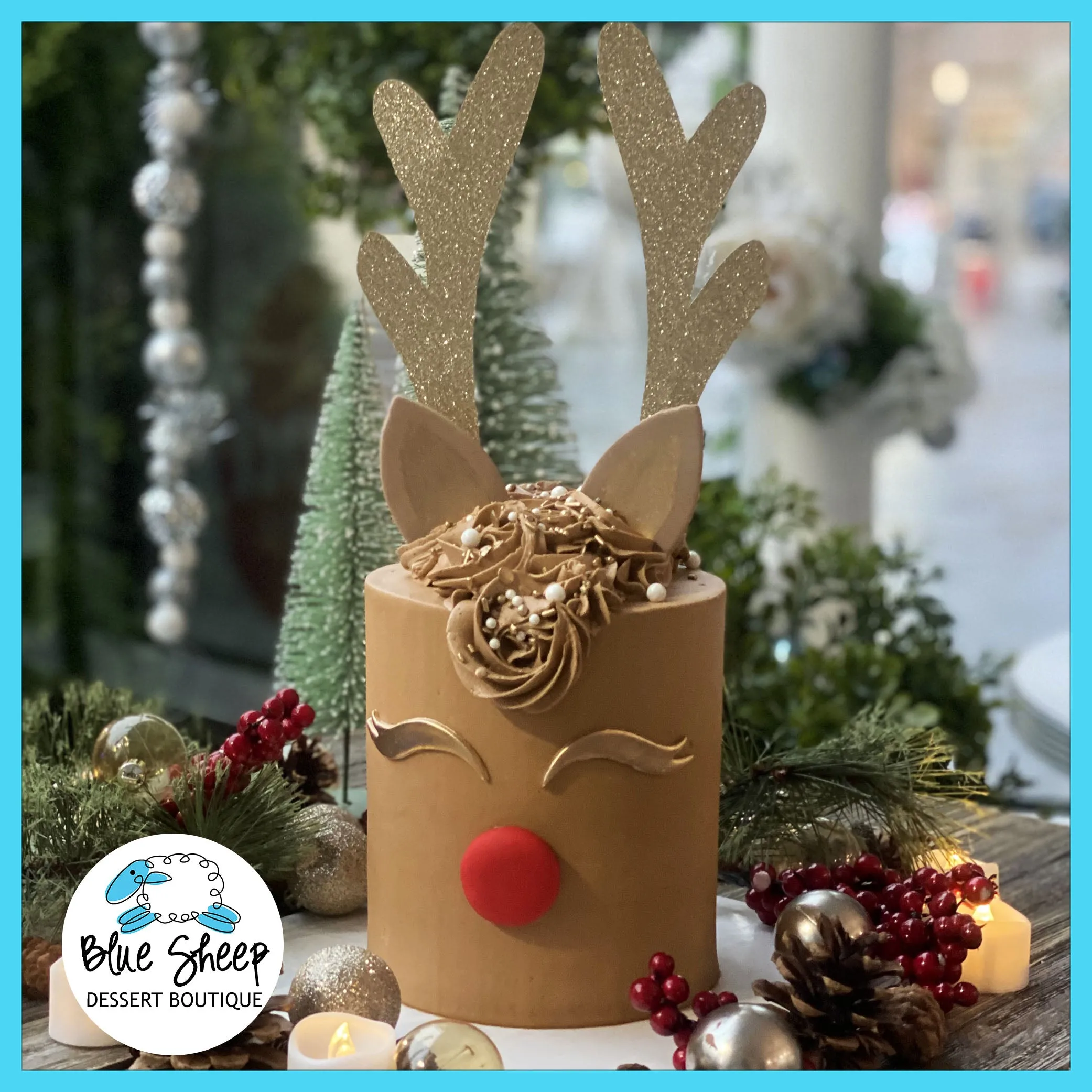 Christmas 2021 Rudolph Cake