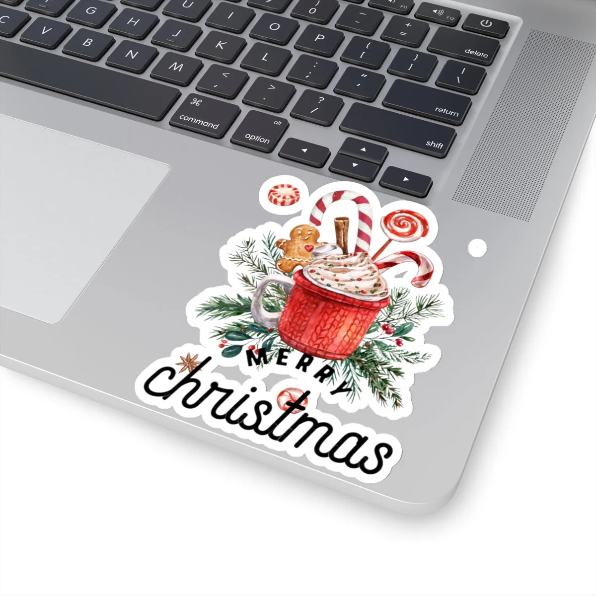 Christmas Cheer Merry Christmas Kiss-Cut Stickers