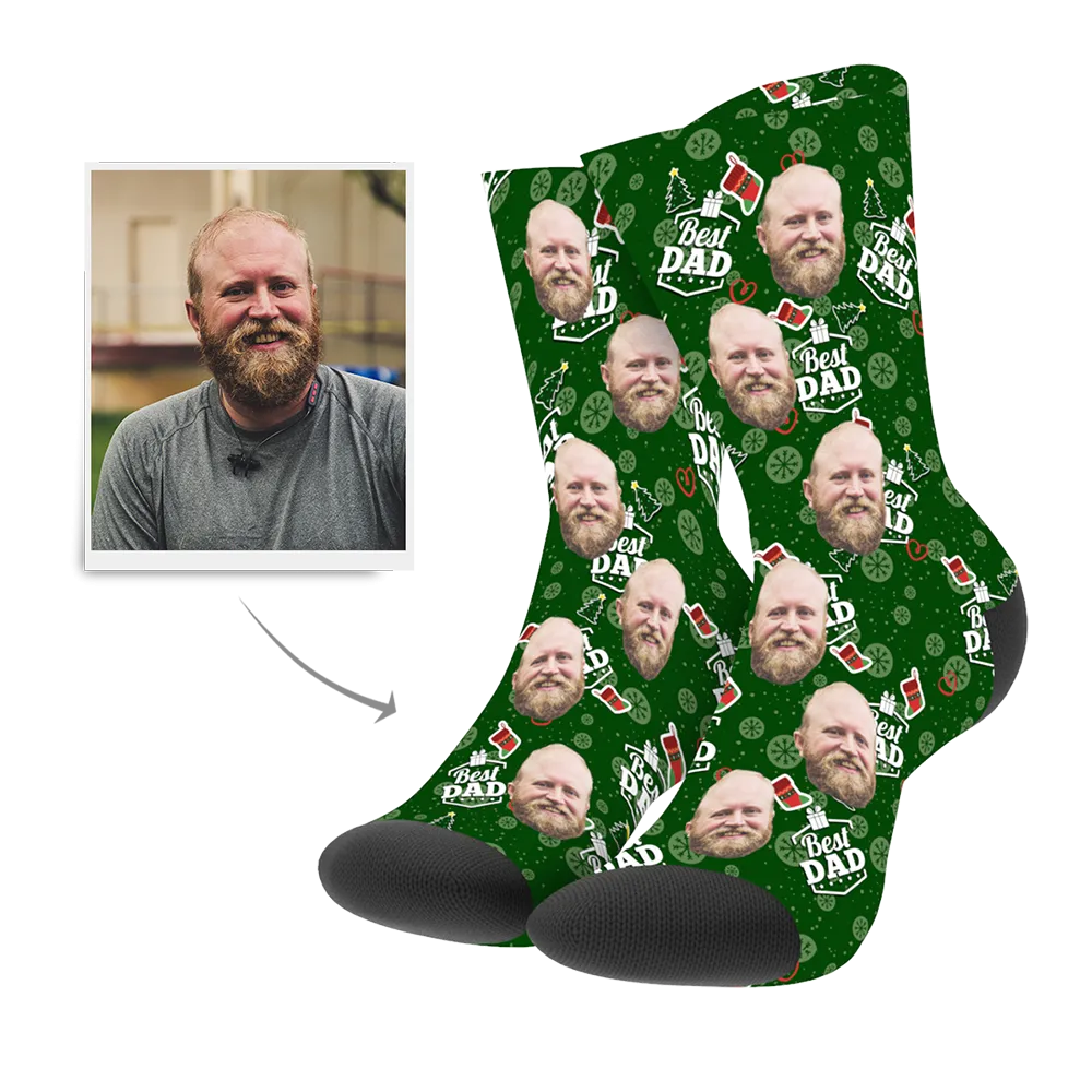 Christmas Customized Dad Socks