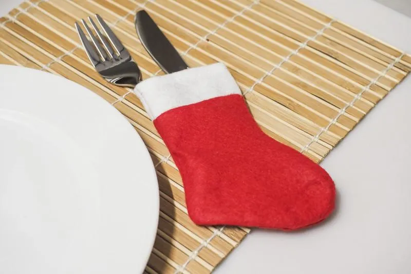 Christmas Cutlery Holder - Set of 4