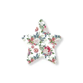 Christmas Decorations AN XMAS FAIR- Wooden Xmas Star And Fridge Magnet