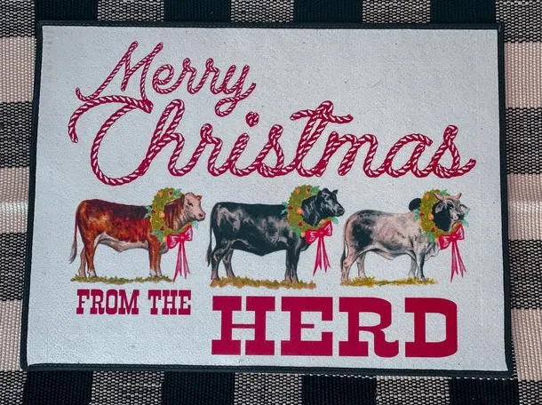 CHRISTMAS DOORMAT