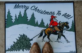 CHRISTMAS DOORMAT