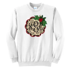 Christmas Leopard Monogram Tee