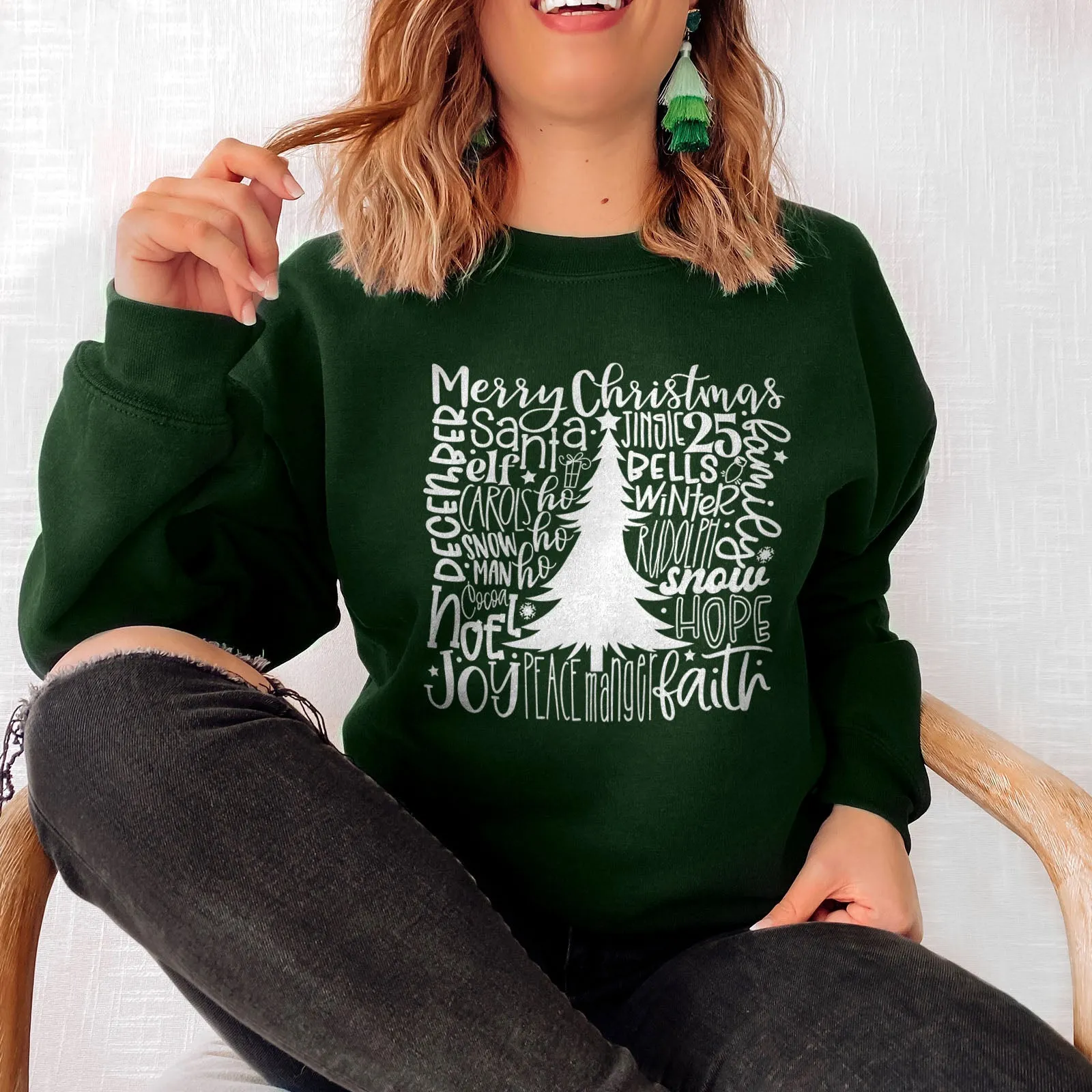 Christmas Subway Sweatshirt