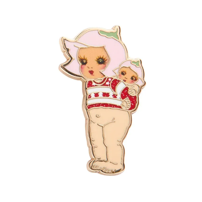 Christmas Sweater Petal Enamel Pin