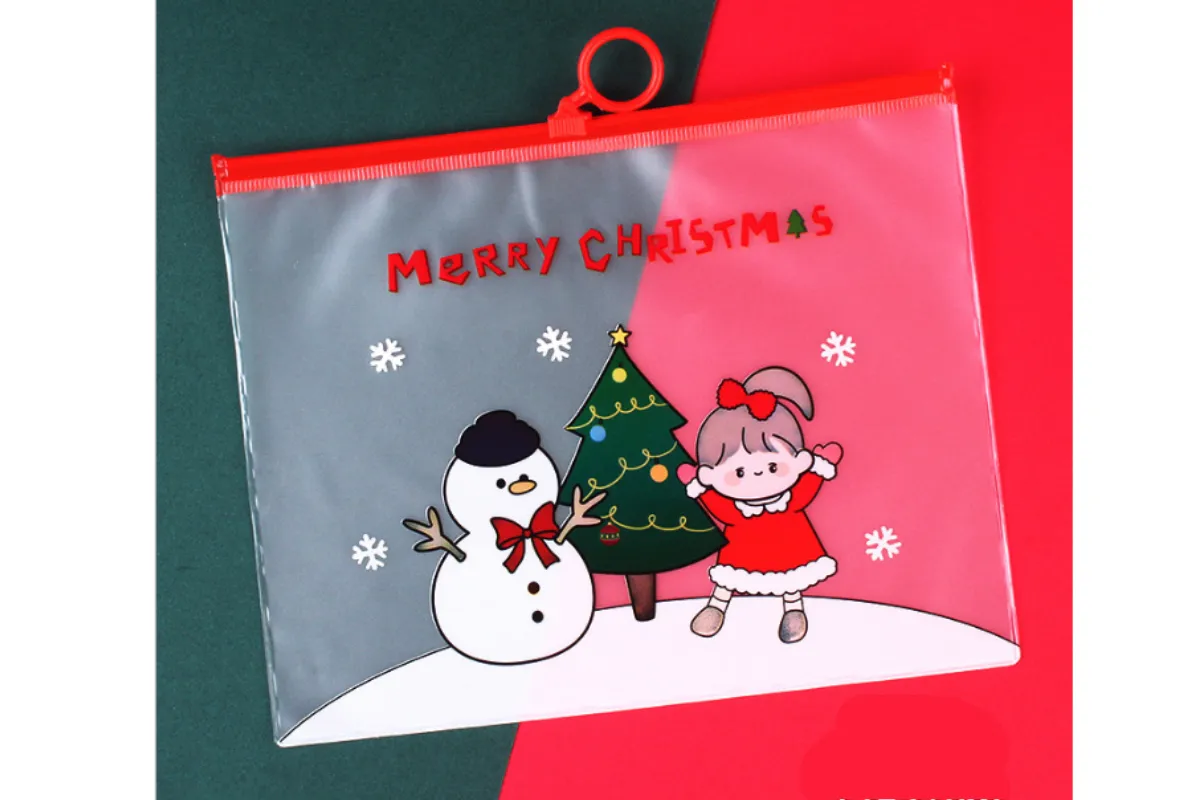 Christmas Theme Zip Case