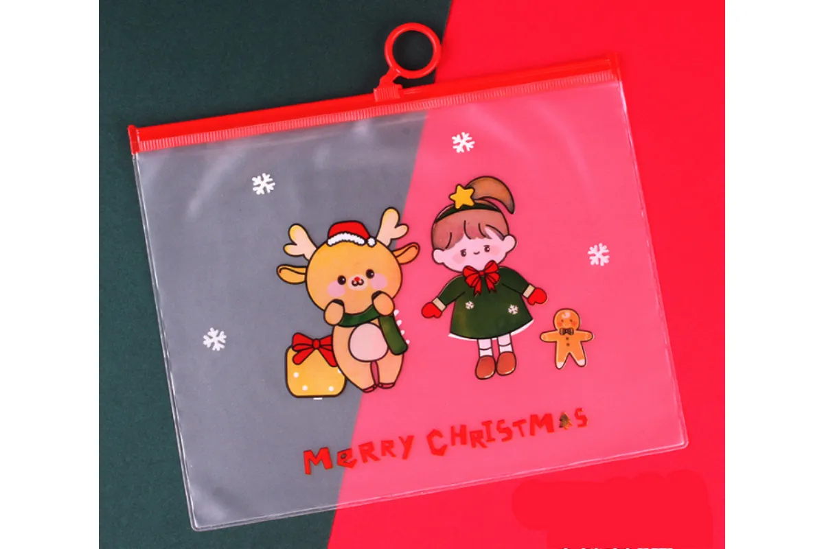 Christmas Theme Zip Case