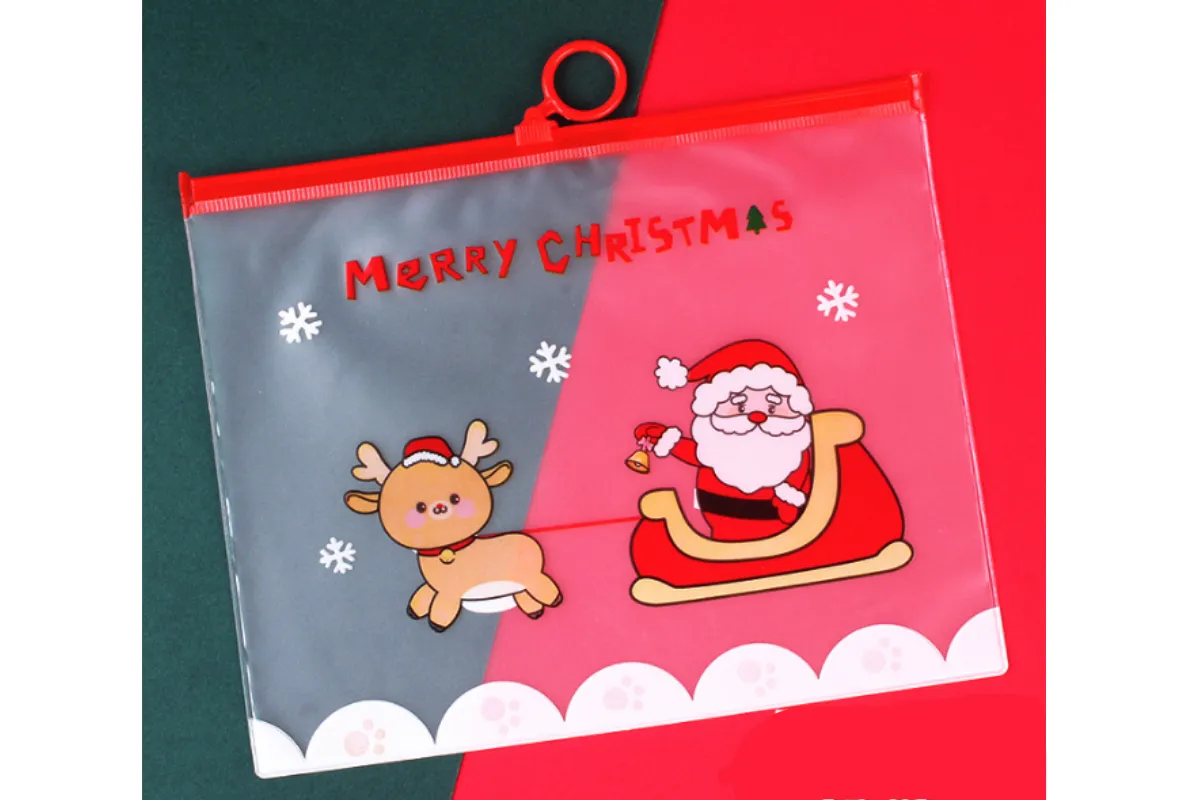 Christmas Theme Zip Case