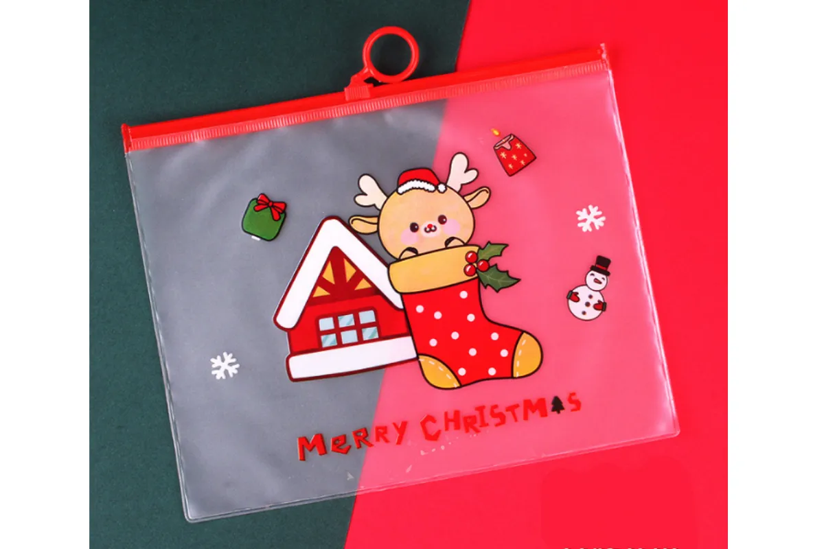 Christmas Theme Zip Case