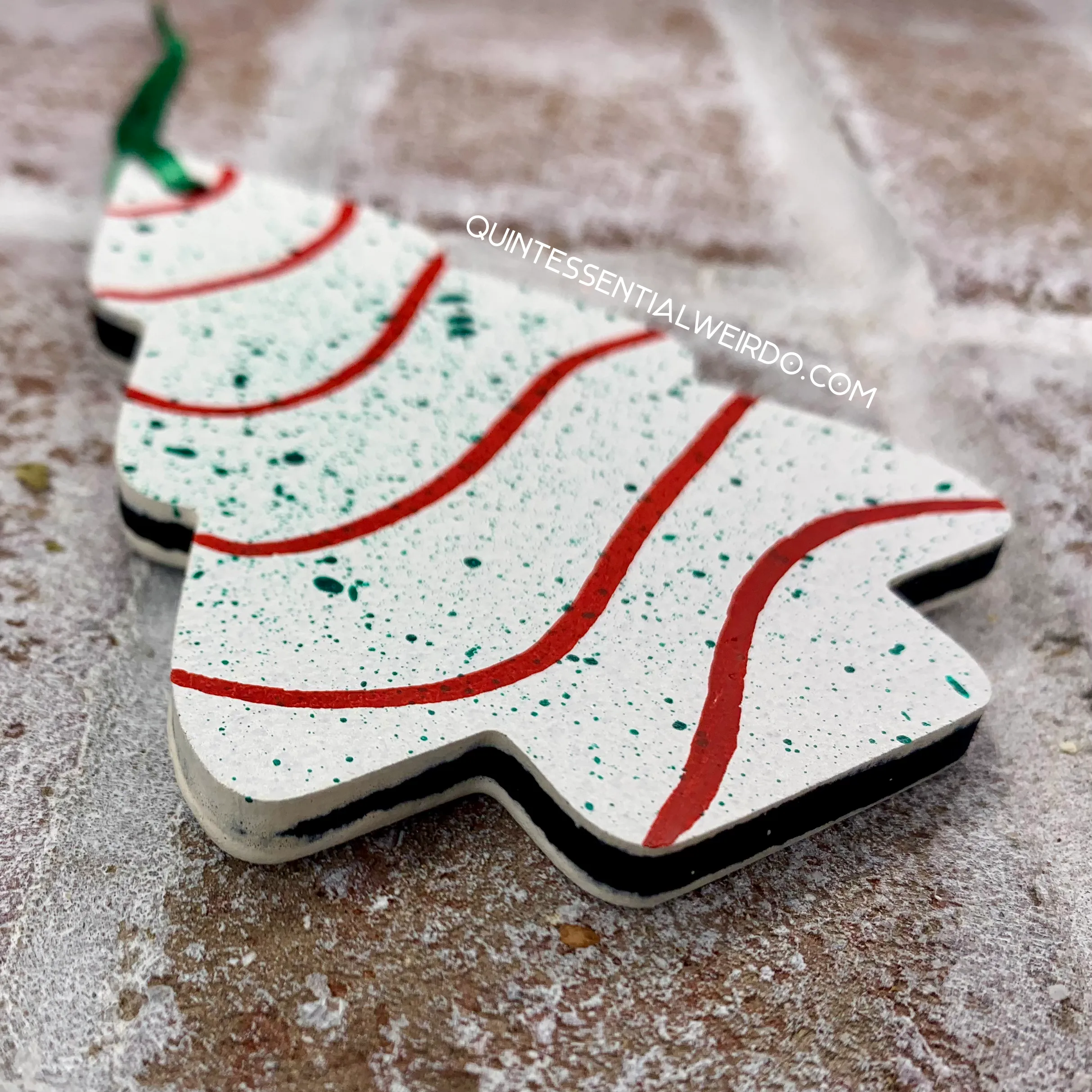 Christmas Tree Cake Ornament