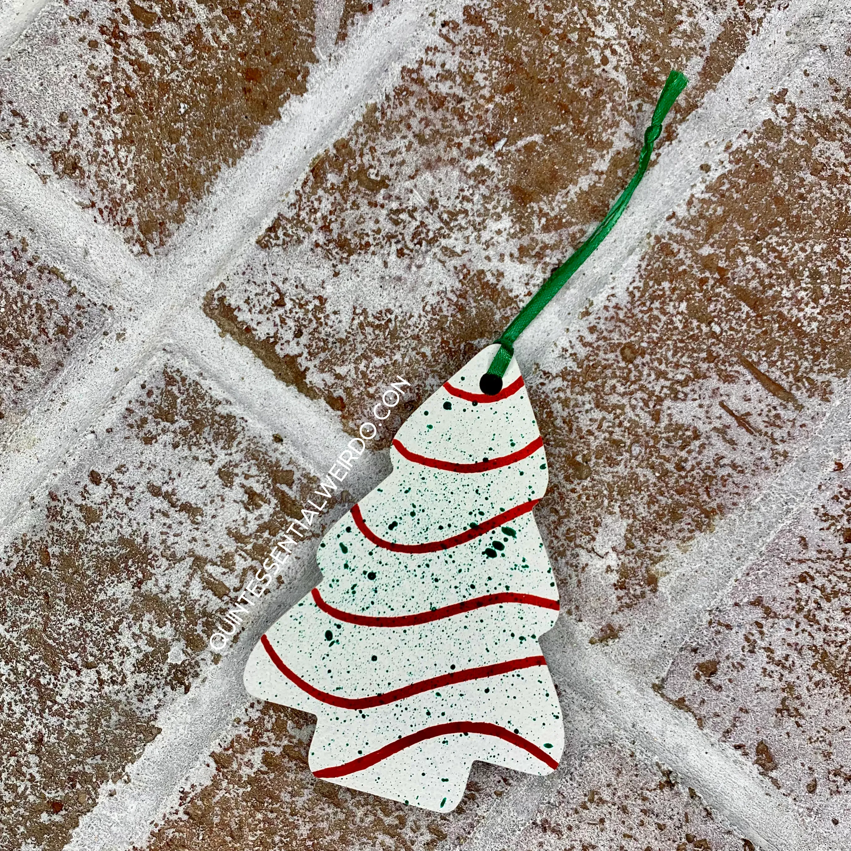 Christmas Tree Cake Ornament