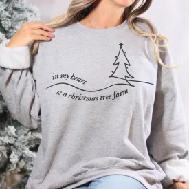 Christmas Tree Farm Retro Sweatshirt