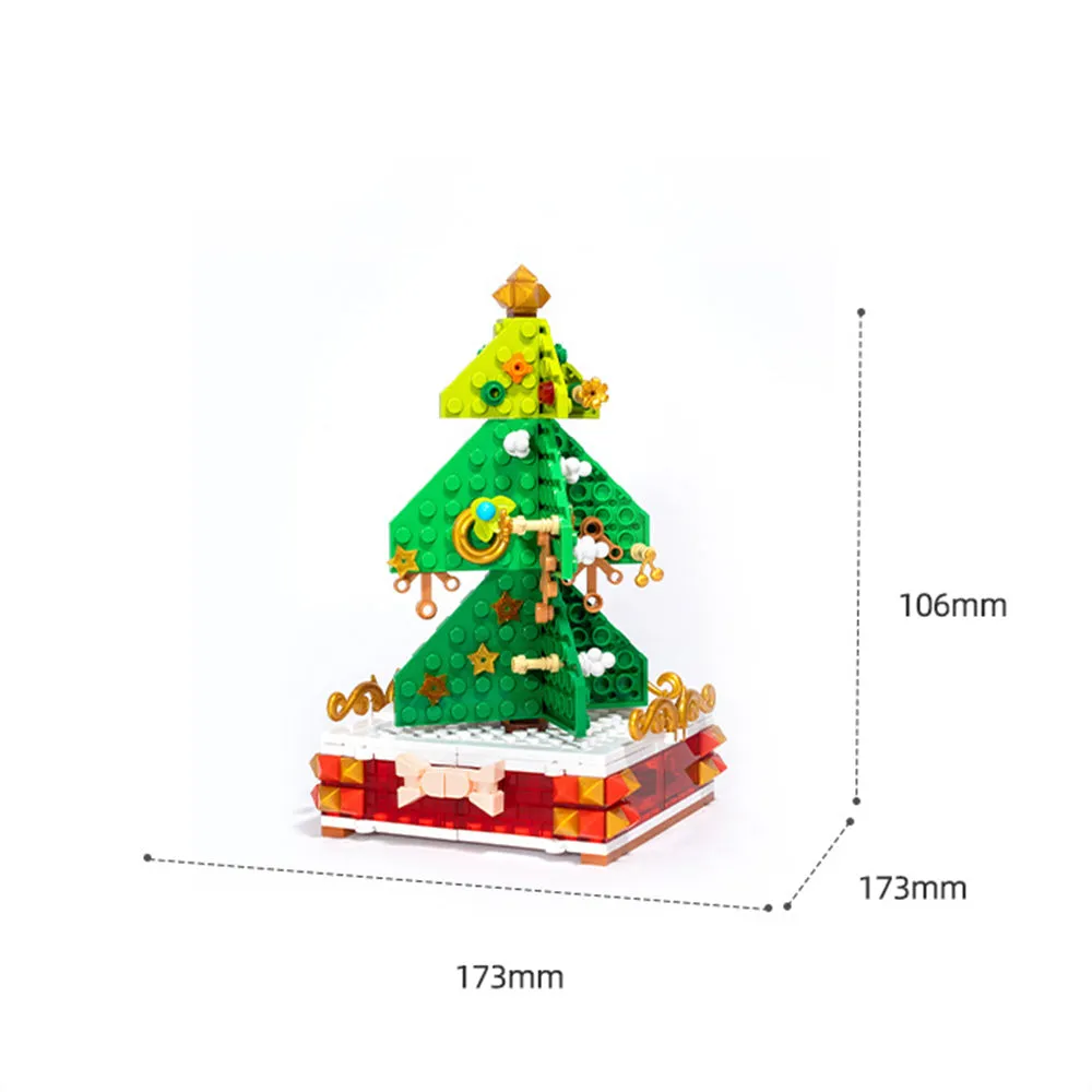 Christmas Tree Jewelry Stand Desktop Jenga Building Blocks Toys Gift, TO0009