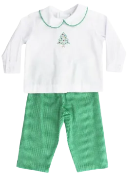 Christmas Tree Shadow Boys Pants Set