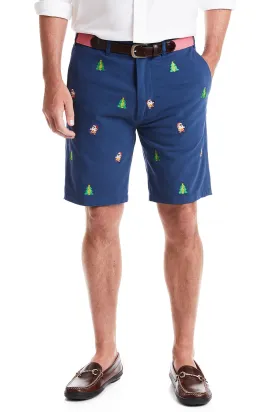 Cisco Short Nantucket Navy with Rockin' Around the Christmas Tree