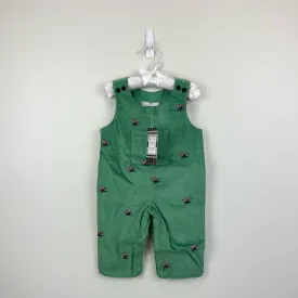 Classic Prep Childrenswear Tucker Overalls Frosty Spruce with Skier 6-9 Months NWT