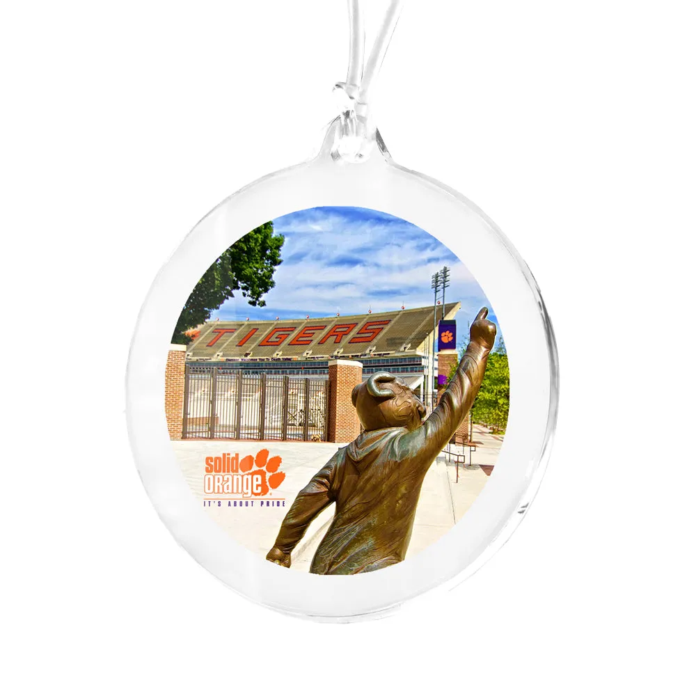 Clemson Tigers - Solid Orange Ornament & Bag Tag