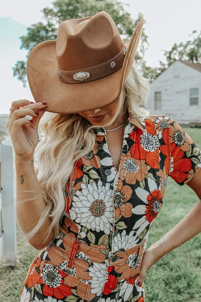 Coastal Cowgirl Belted Hat - Tan