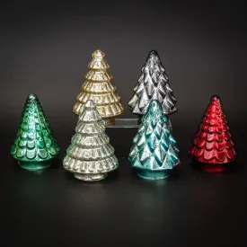 Colored Glass Trees - Holiday Collection