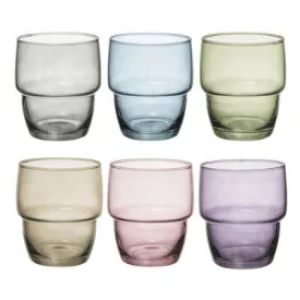 Coloured Glass Tumblers (Set of 6)