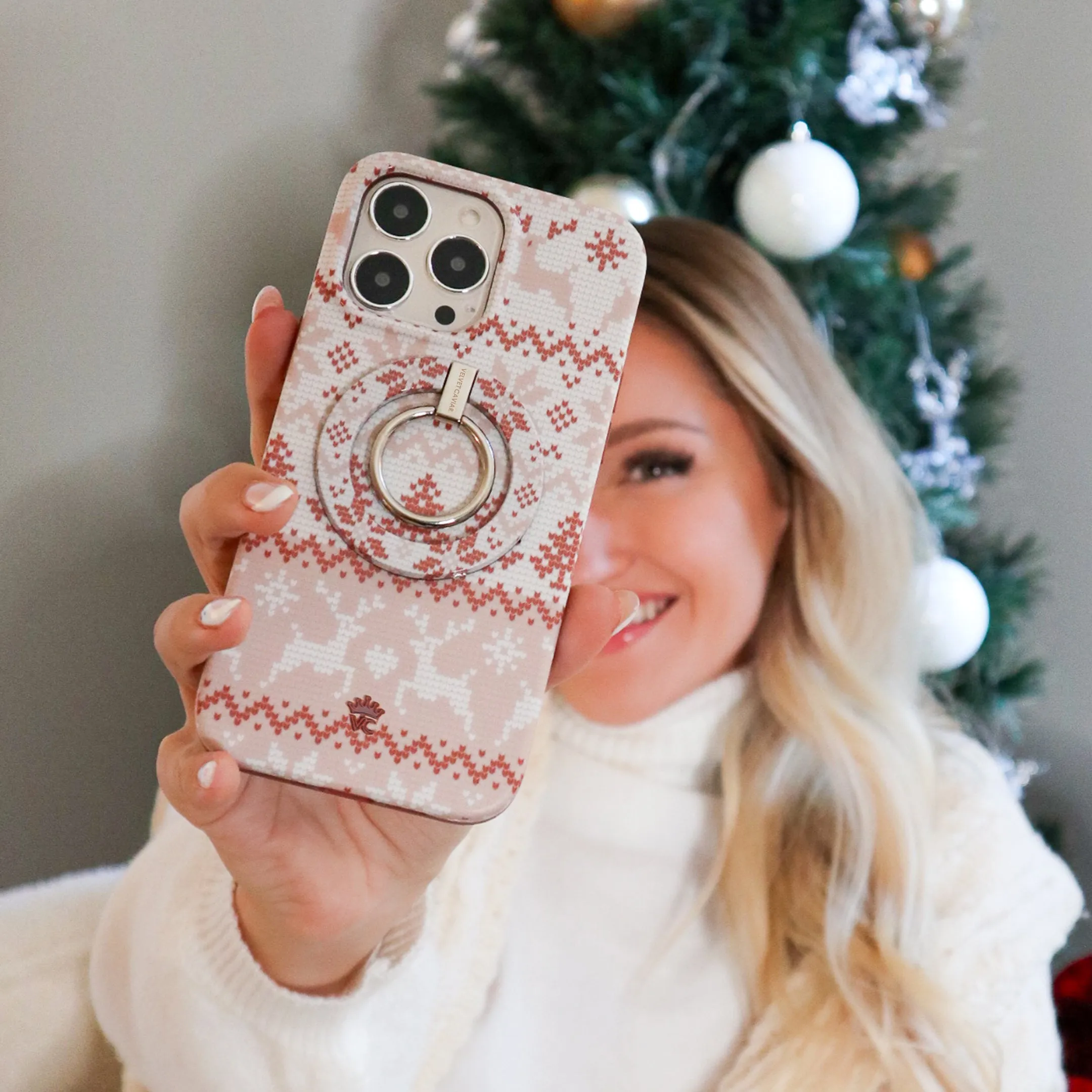 Cozy Chai Sweater iPhone Case