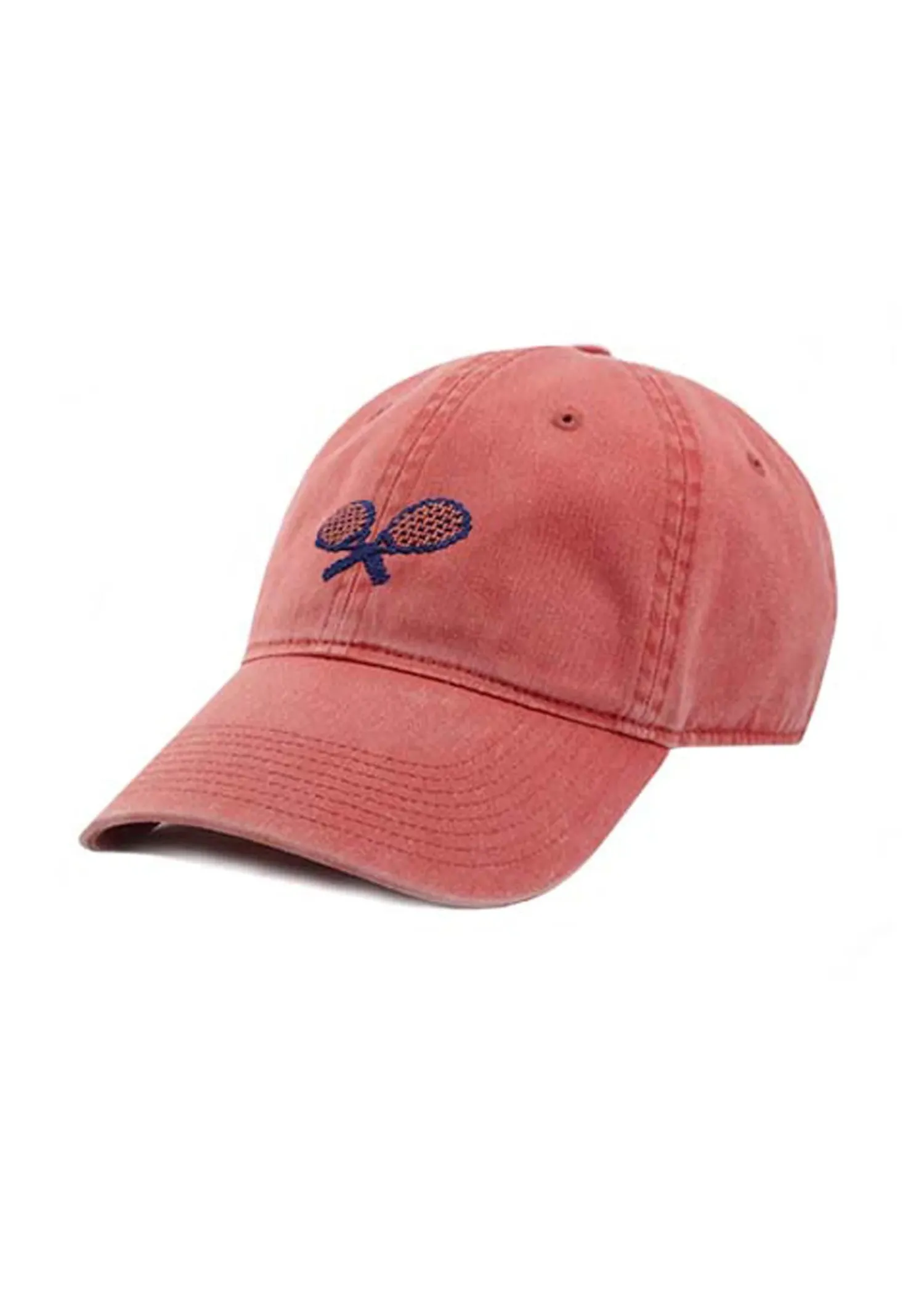 CROSSED RACQUETS NEEDLEPOINT HAT