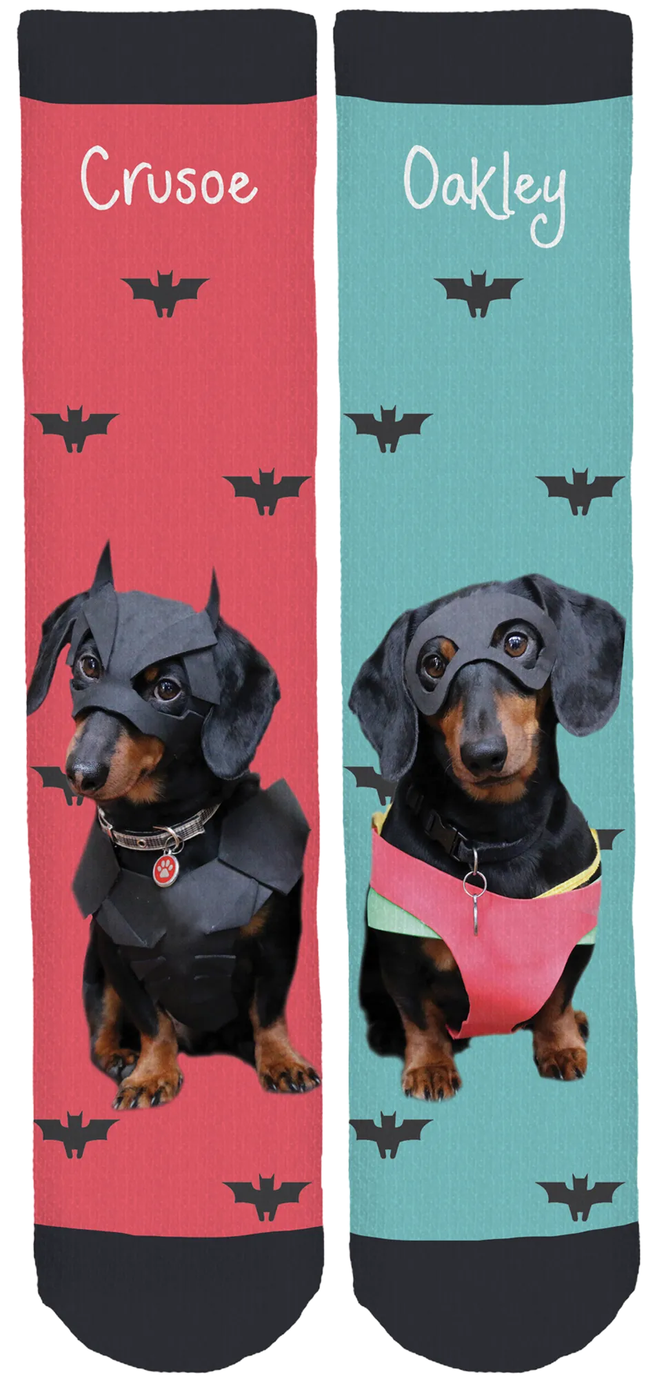 Crusoe the Celebrity Dachshund Crew Socks