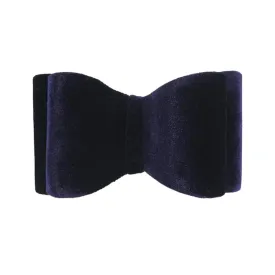 Cupid & Comet | Velvet Navy Bow Tie | Christmas Dog Dress Up