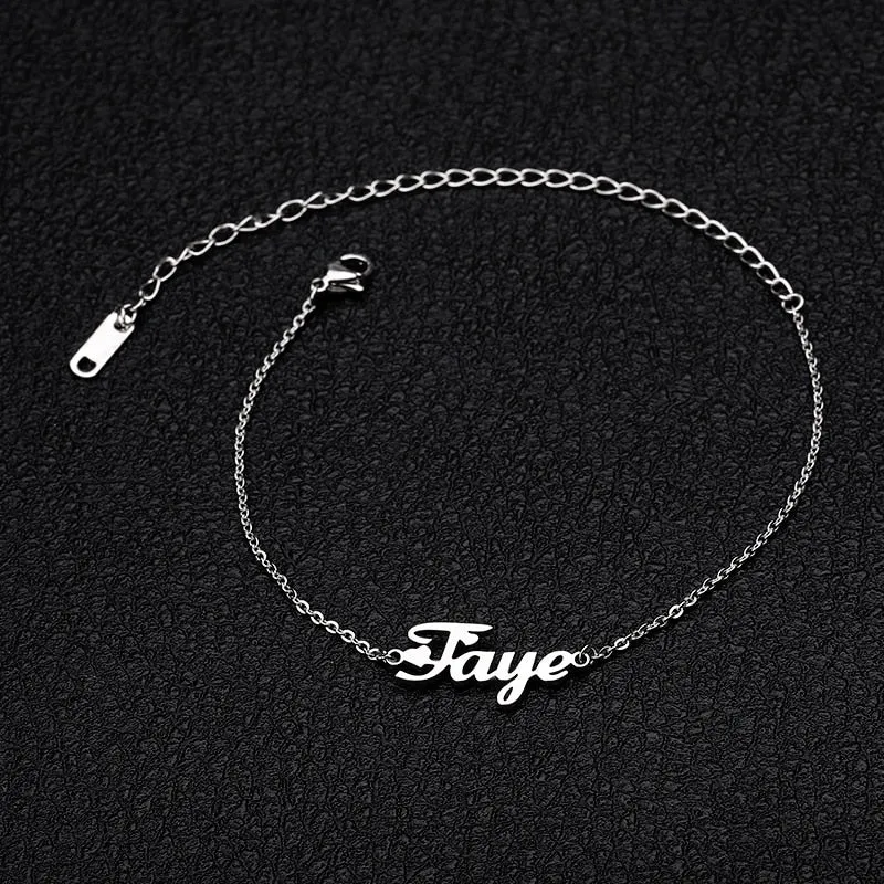 Custom Name Anklet-Christmas gifts