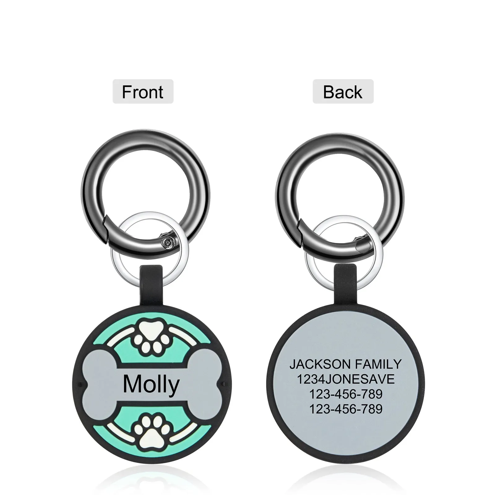 Customize Pet Id Tags With Engraving Name