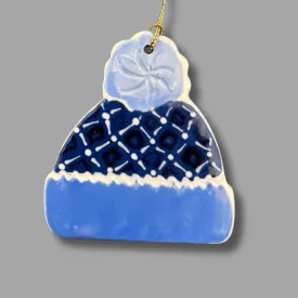 Dark Blue Hat Ornament