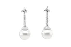 Earrings Timeless South Sea Pearls & Diamonds