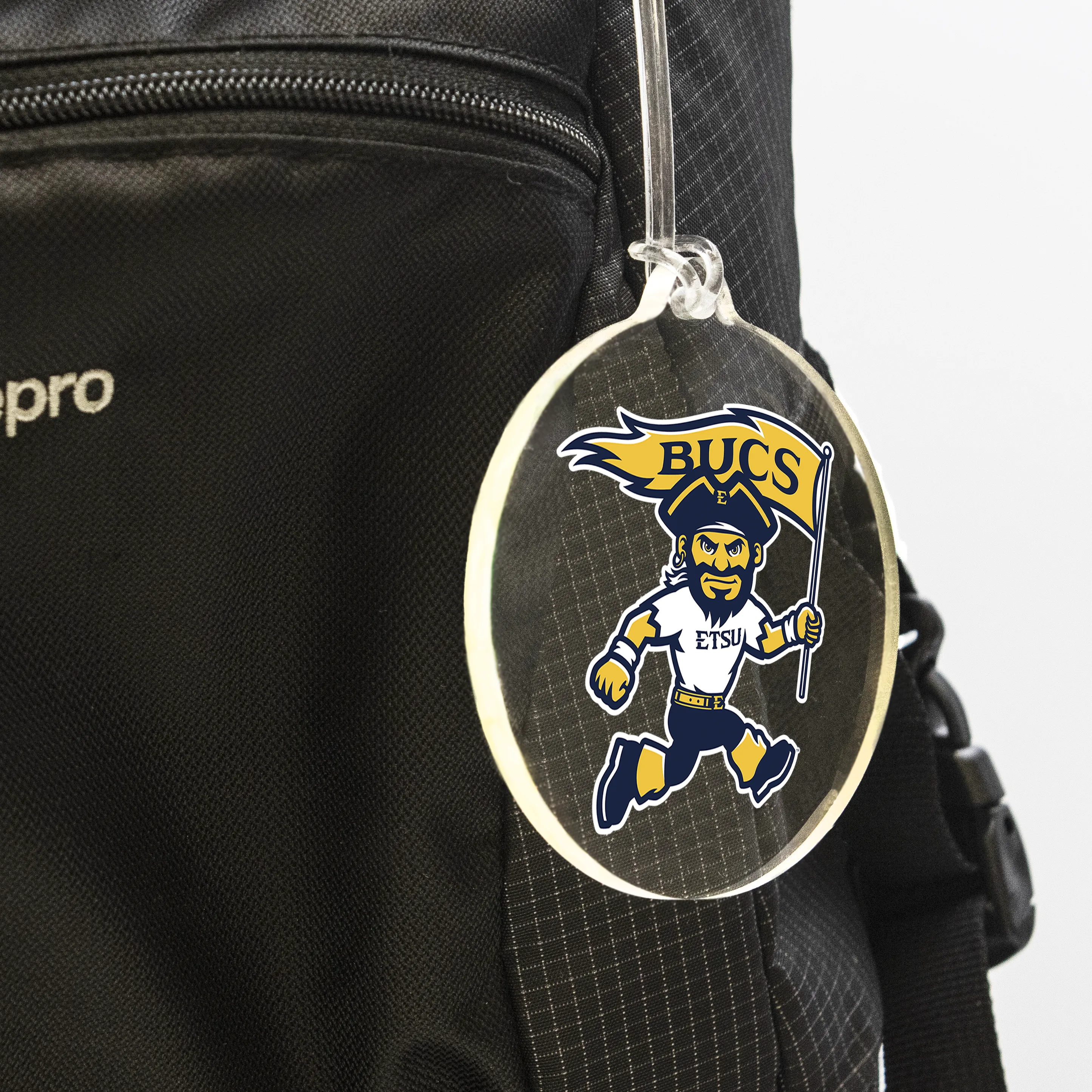 ETSU Bucs - Bucky Spirit Ornament & Bag Tag