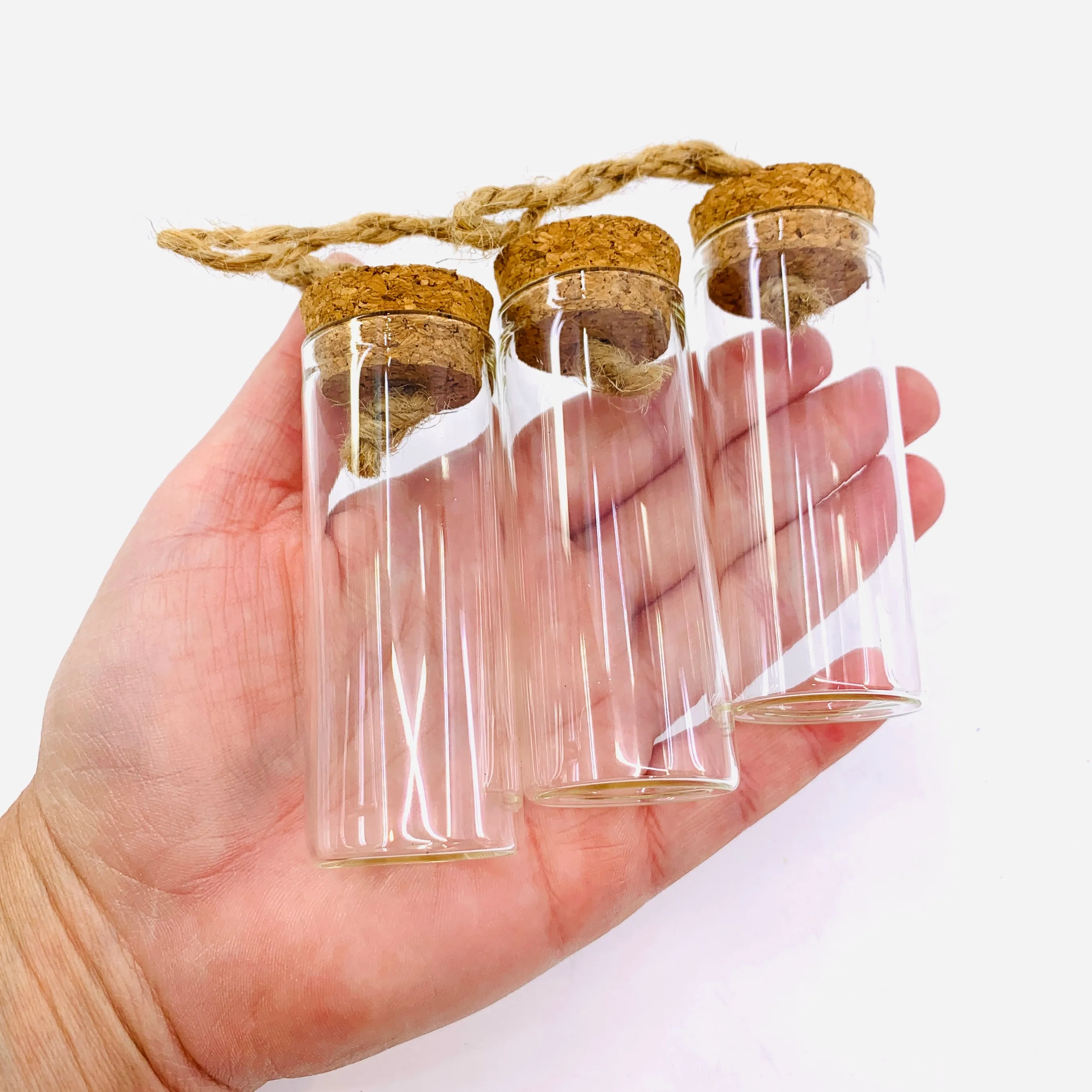 Fillable Glass Tube Ornament