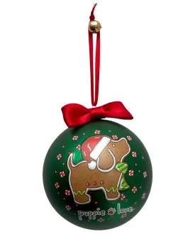 GINGERBREAD PUP ORNAMENT