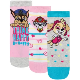 Girls Paw Patrol Socks Pack of 3 - Chase, Marshall, Skye