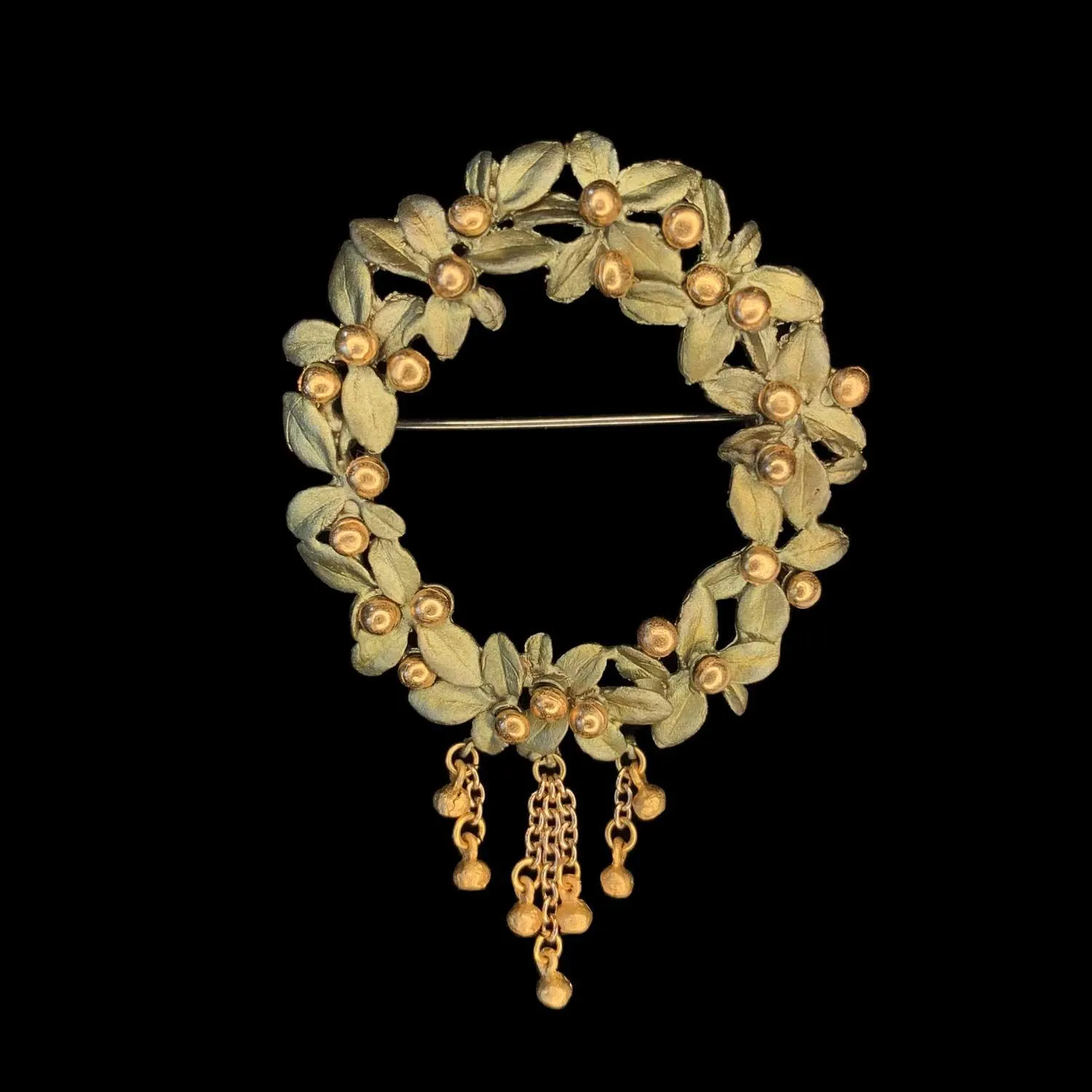 Golden Myrtle Brooch