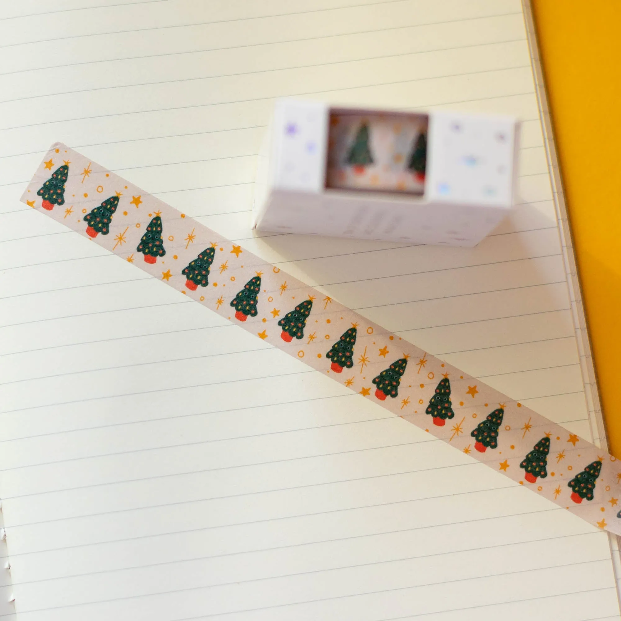 Happy Christmas Trees Washi Tape